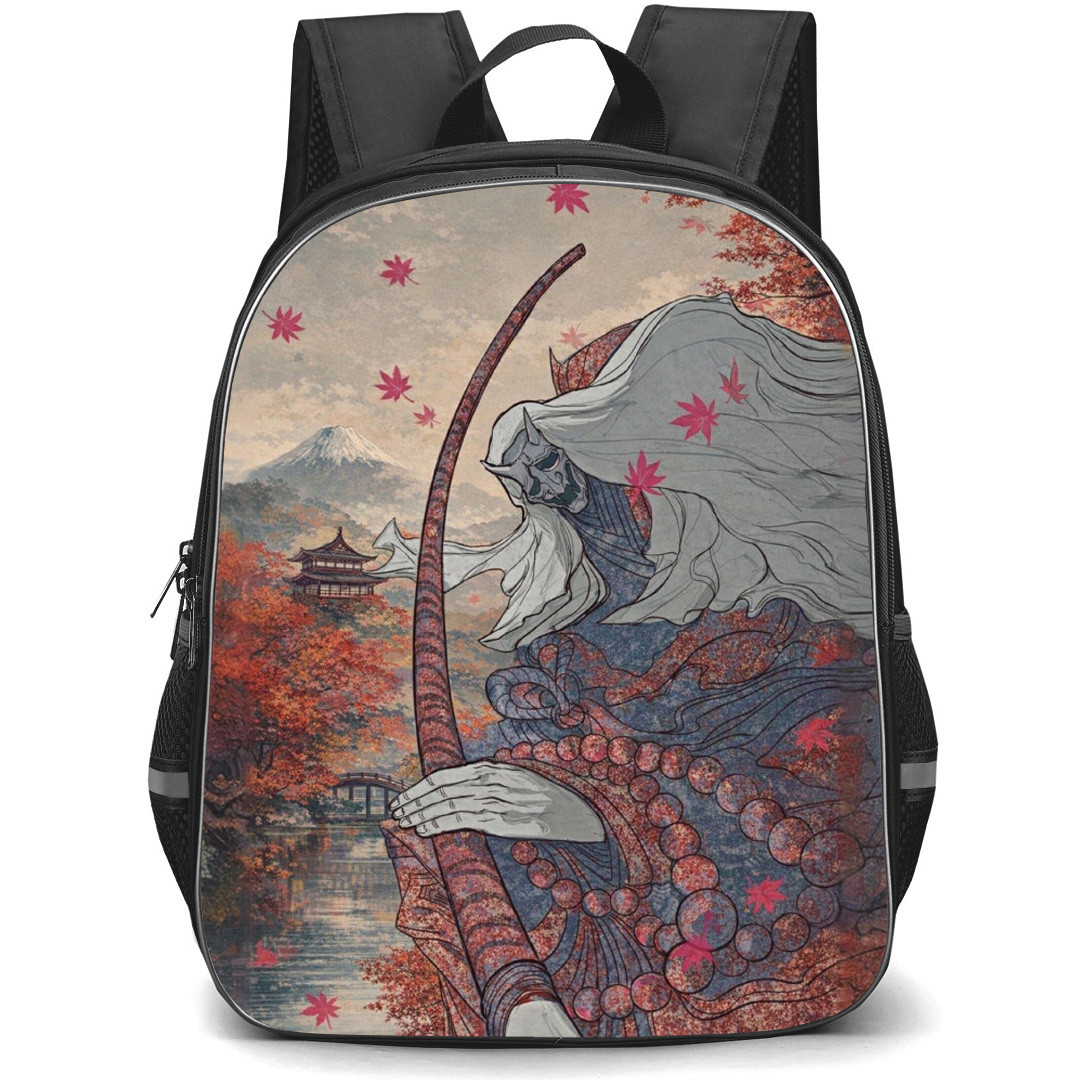 Sekiro Shadows Die Twice Corrupted Monk Backpack School Bag StudentPack - Corrupted Monk Portrait Vintage Art