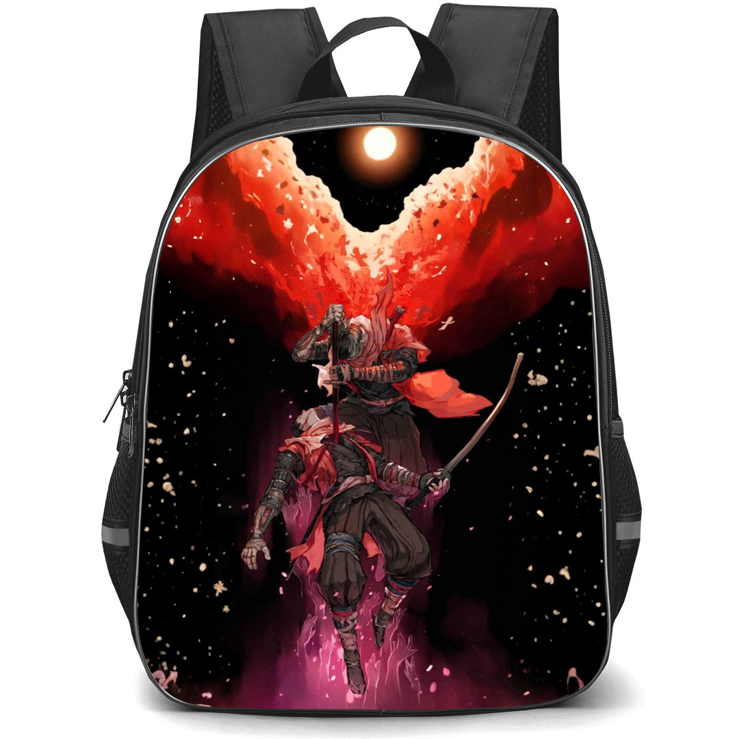 Sekiro Shadows Die Twice Sekiro Backpack School Bag StudentPack - Sekiro The Guardian's Final Bow