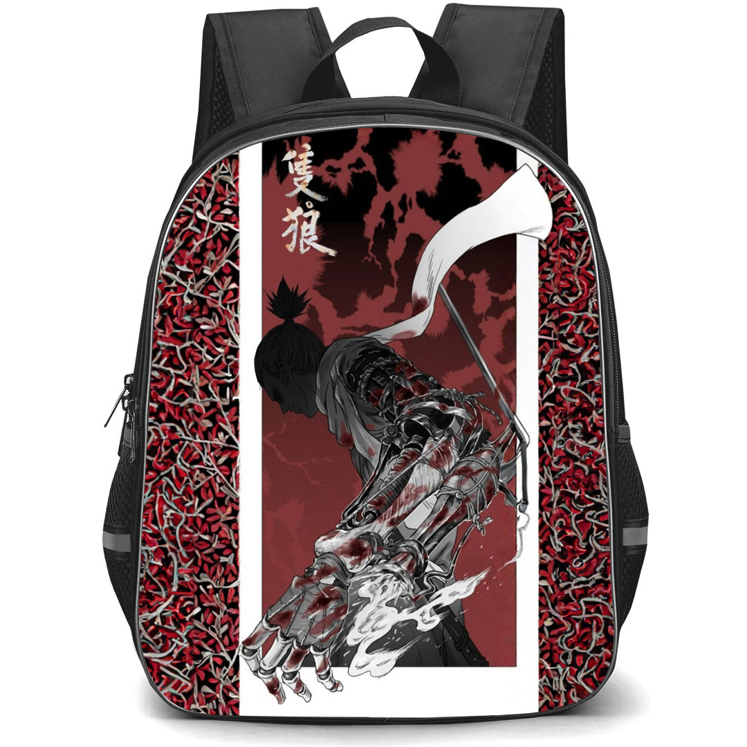 Sekiro Shadows Die Twice Sekiro Backpack School Bag StudentPack - Sekiro Shinobi Prosthetic