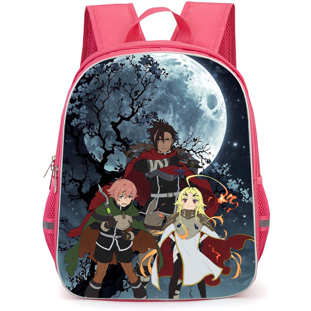 Sentenced To Be A Hero Backpack School Bag StudentPack - Sentenced To Be A Hero Characters On Moon Background