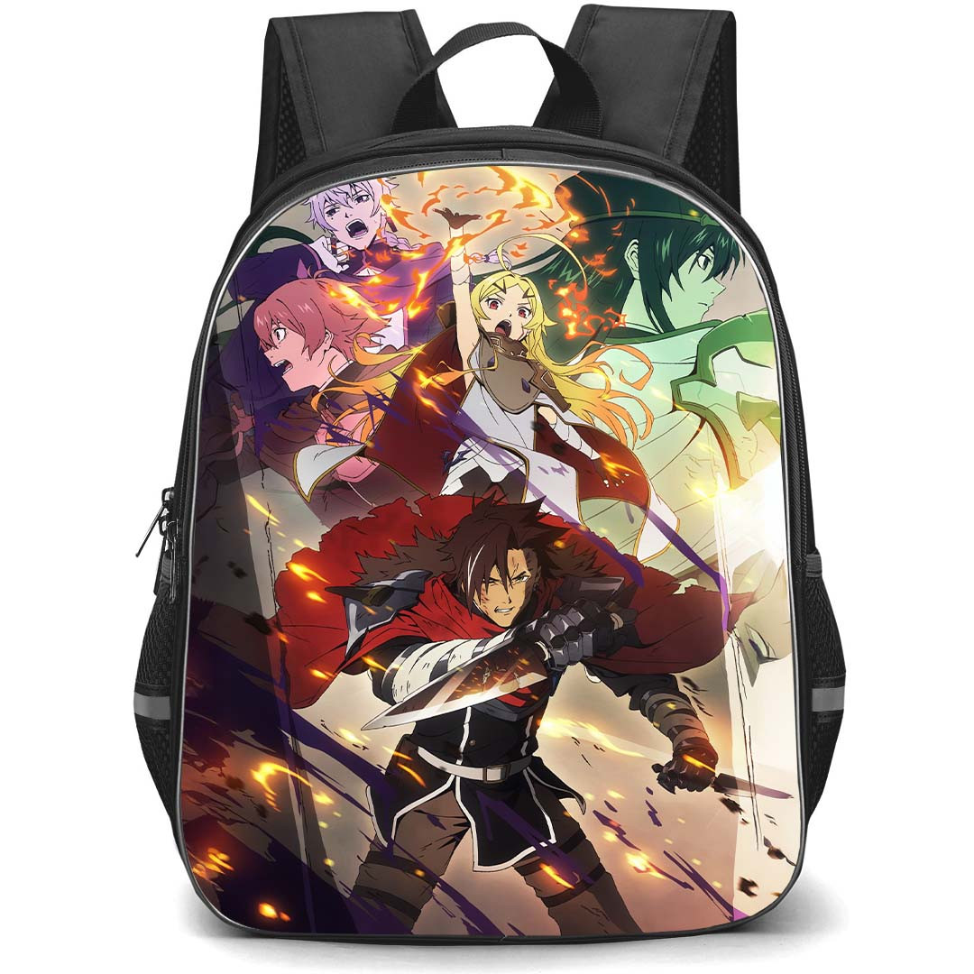 Sentenced To Be A Hero Backpack School Bag StudentPack - Sentenced To Be A Hero TV Series Crunchyroll Poster