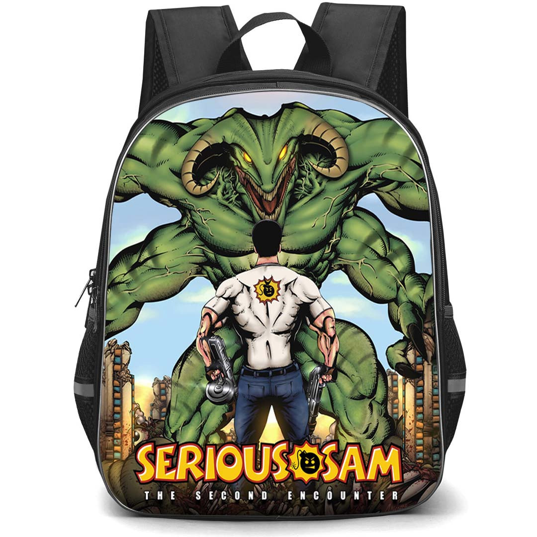 Serious Sam Backpack School Bag StudentPack - Serious Sam 2 Comic Art Poster