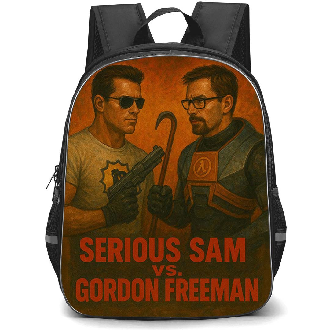 Serious Sam Backpack School Bag StudentPack - Serious Sam Vs Poster