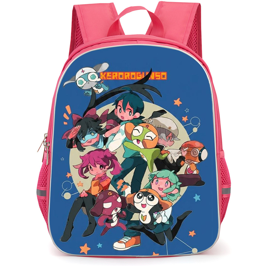 Sgt Frog Backpack School Bag StudentPack - Sgt Frog Characters Anime Cartoon Art Illustration Poster
