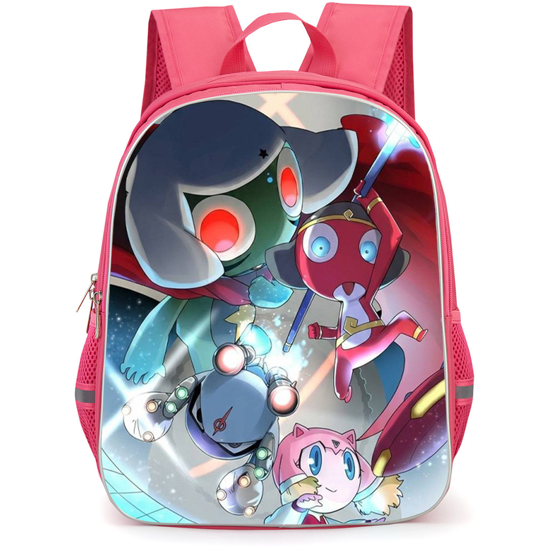 Sgt Frog Backpack School Bag StudentPack - Sgt Frog Characters On Floating City Poster