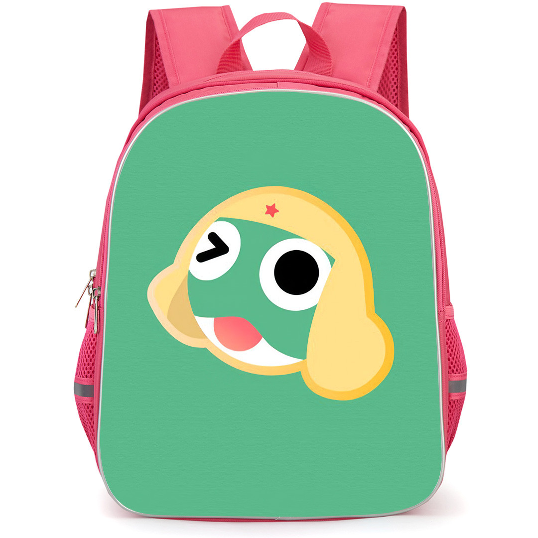 Sgt Frog Sargento Keroro Backpack School Bag StudentPack - Sargento Keroro Avatar On Green Background