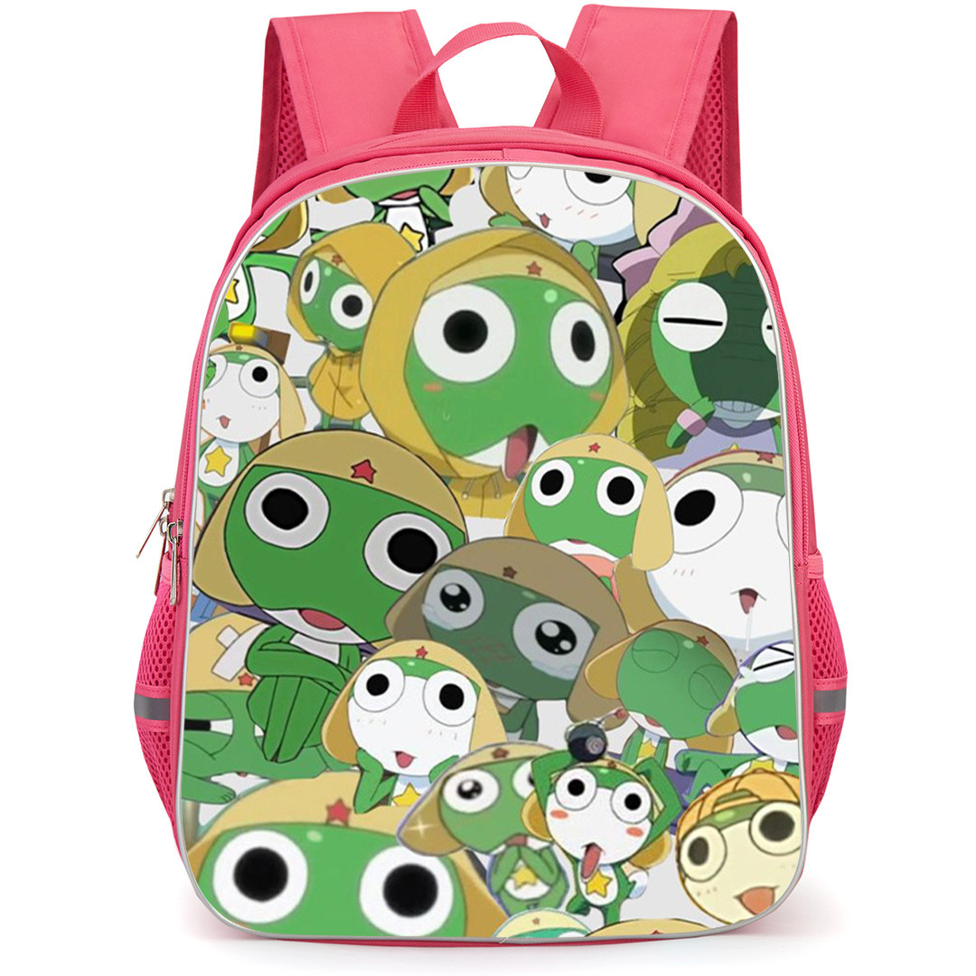 Sgt Frog Sargento Keroro Backpack School Bag StudentPack - Sargento Keroro Collage Illustration Art Poster