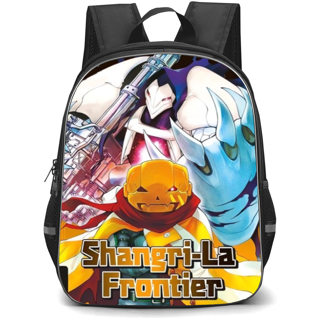 Shangri-La Frontier Backpack StudentPack - No Face & Cursed Prison Poster Art