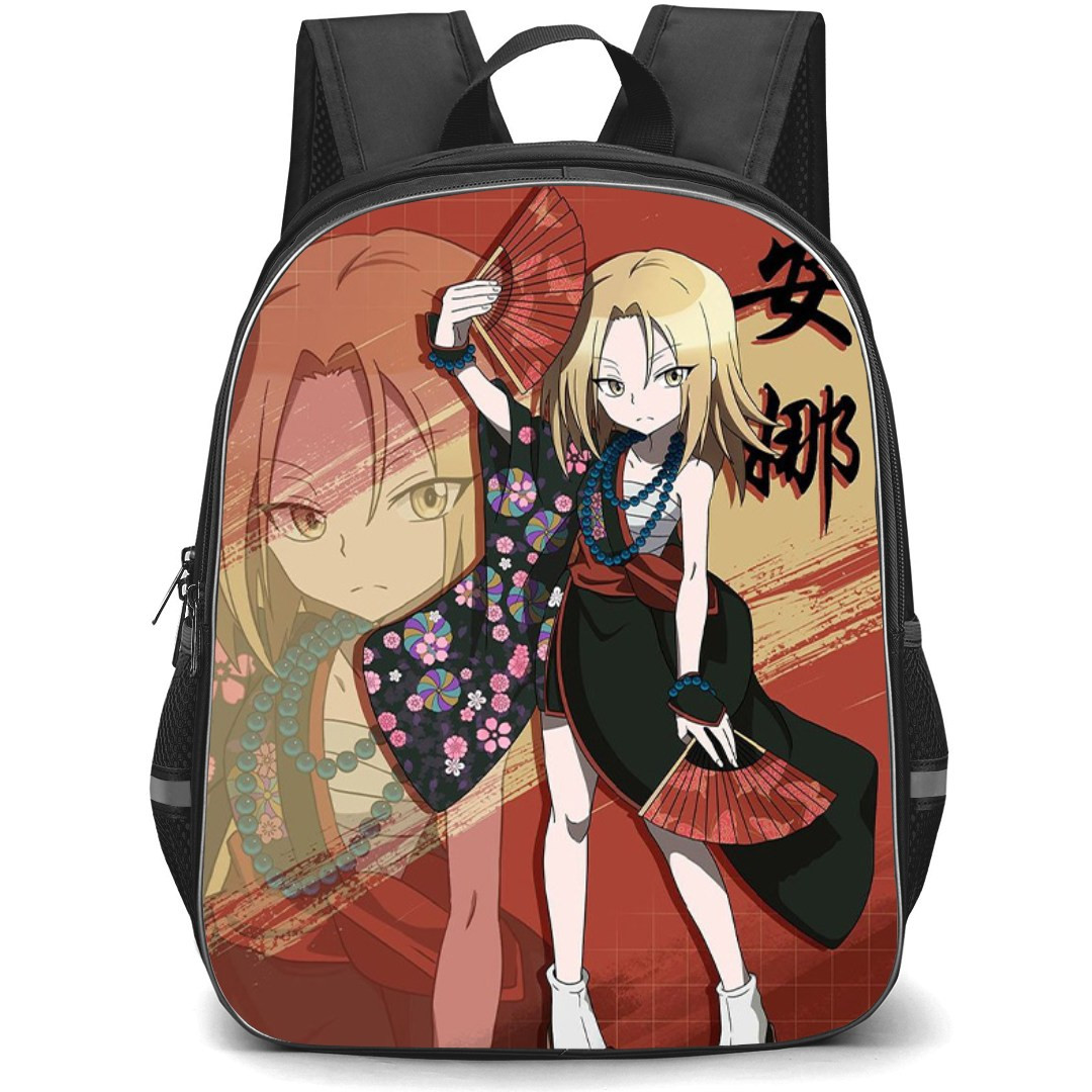 Shaman King Asakura Anna Backpack StudentPack - Asakura Anna Festival Illustration Art Poster