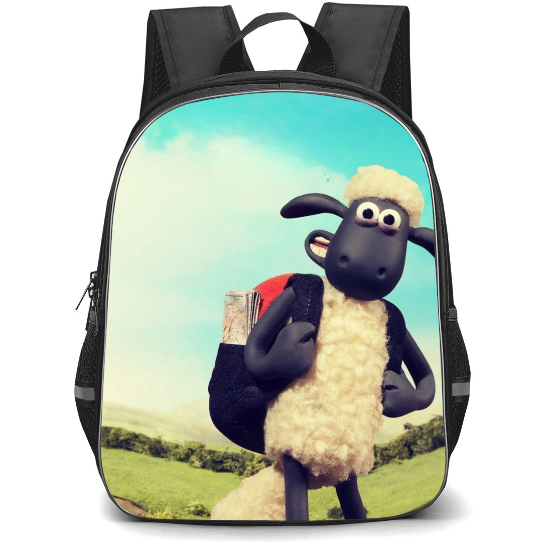 Shaun The Sheep Backpack StudentPack - Shaun The Sheep Carrying School Bag Poster