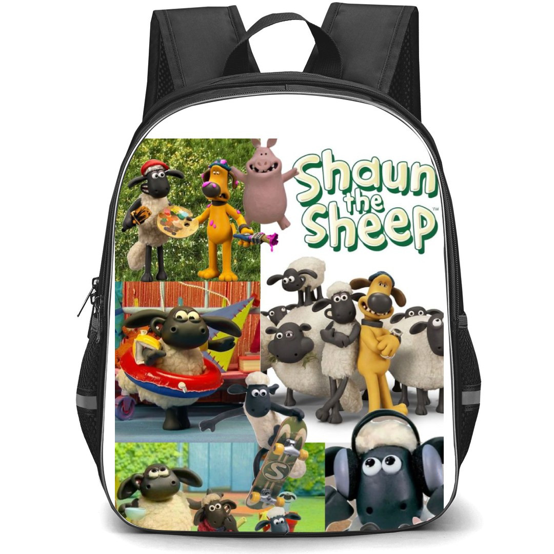 Shaun The Sheep Backpack StudentPack - Shaun The Sheep Collage Poster