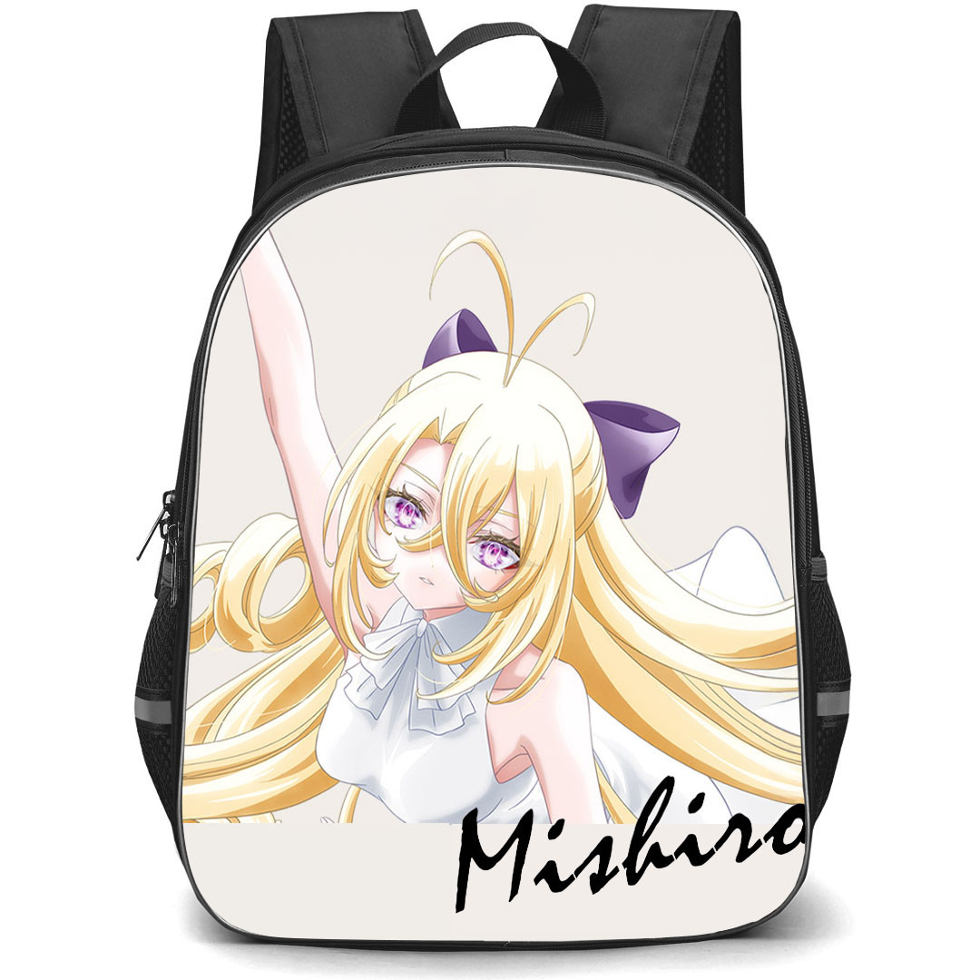 SHIBOYUGI Playing Death Games to Put Food On The Table Mishiro Backpack School Bag StudentPack - Mishiro Anime Art Poster