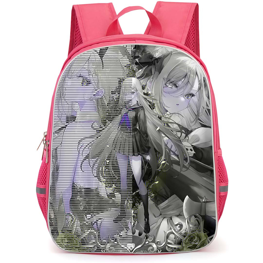 SHIBOYUGI Playing Death Games to Put Food On The Table Yuki Backpack School Bag StudentPack - Yuki Collage Sticker