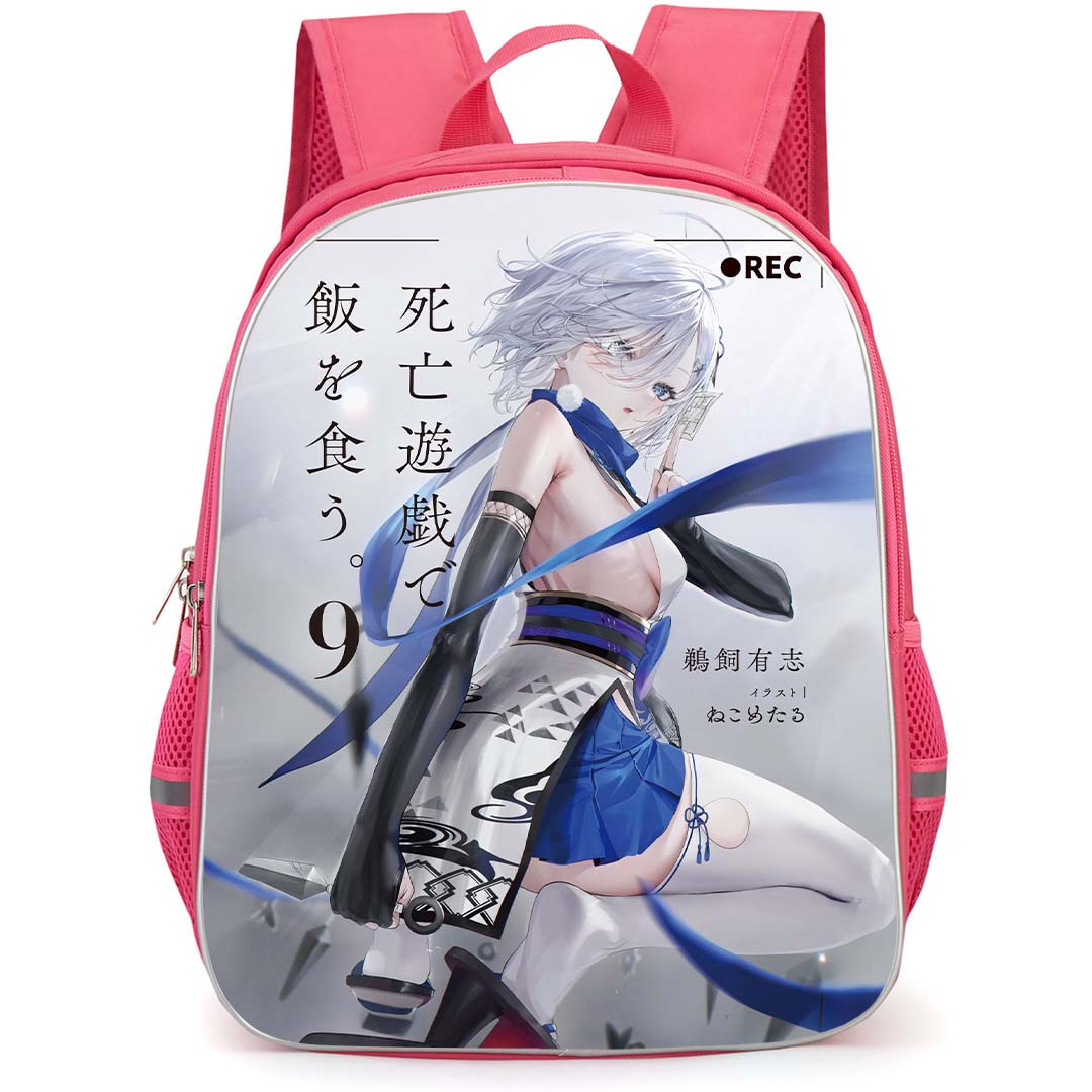 SHIBOYUGI Playing Death Games to Put Food On The Table Yuki Backpack School Bag StudentPack - Yuki VOLUME 9 Release Party Poster