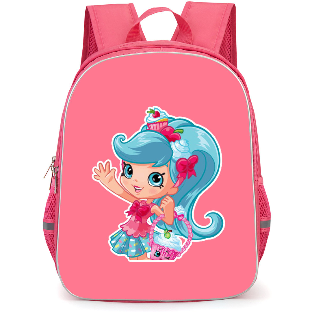 Shopkins Jessicake Backpack School Bag StudentPack - Jessicake Waving Smiling Portrait Sticker