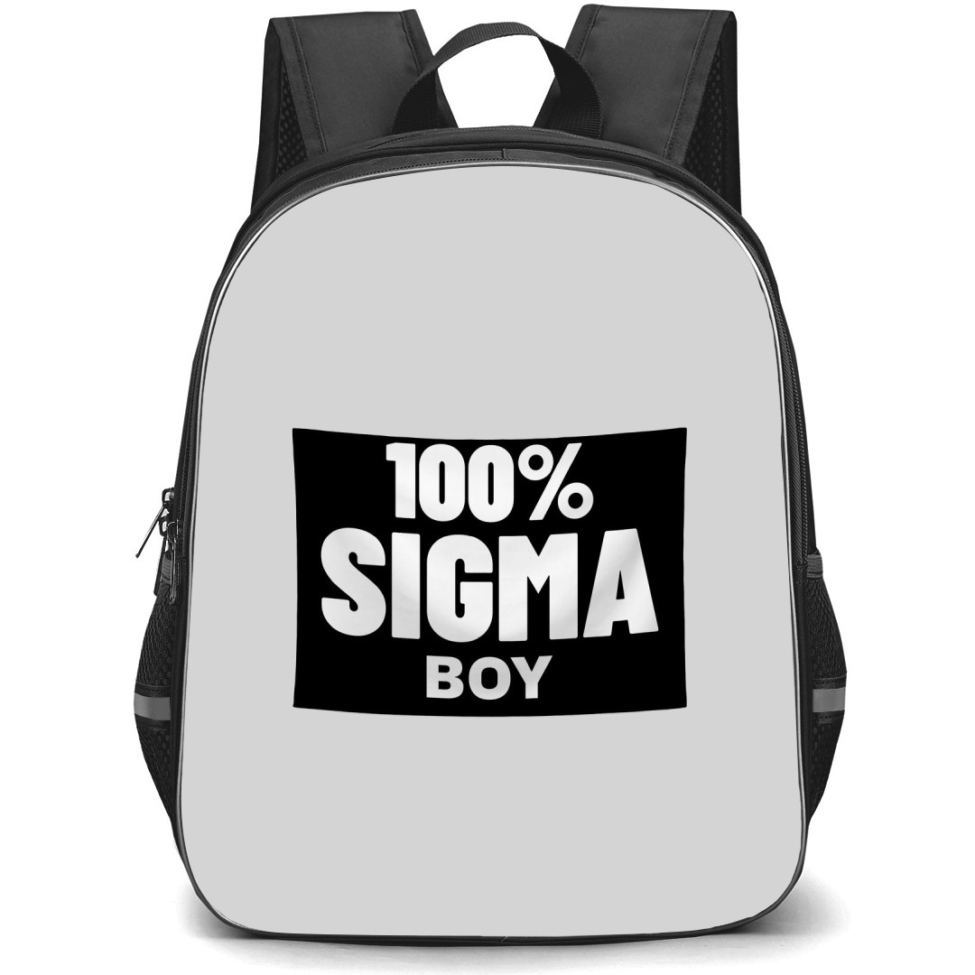 Sigma Boy Backpack StudentPack - 100 Percent Sigma Boy Flag Logo