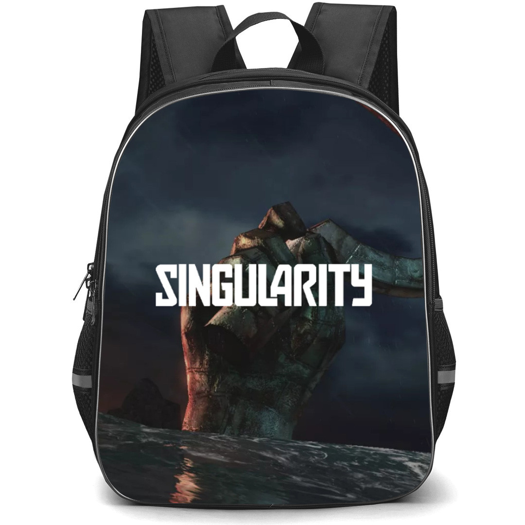 Singularity Backpack School Bag StudentPack - Singularity Giant Hand And Sickle Poster