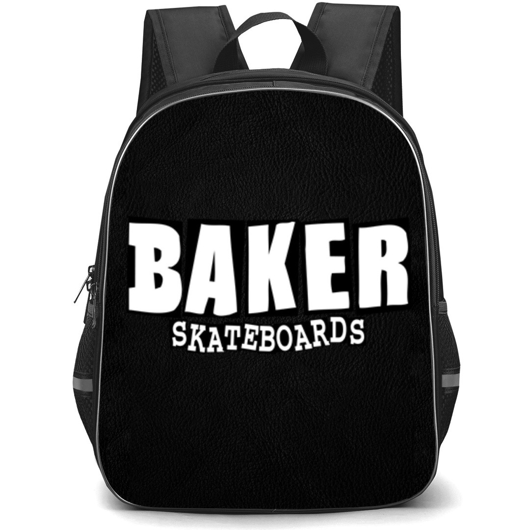 Skating Baker Case Backpack StudentPack - Baker Logo Black And White