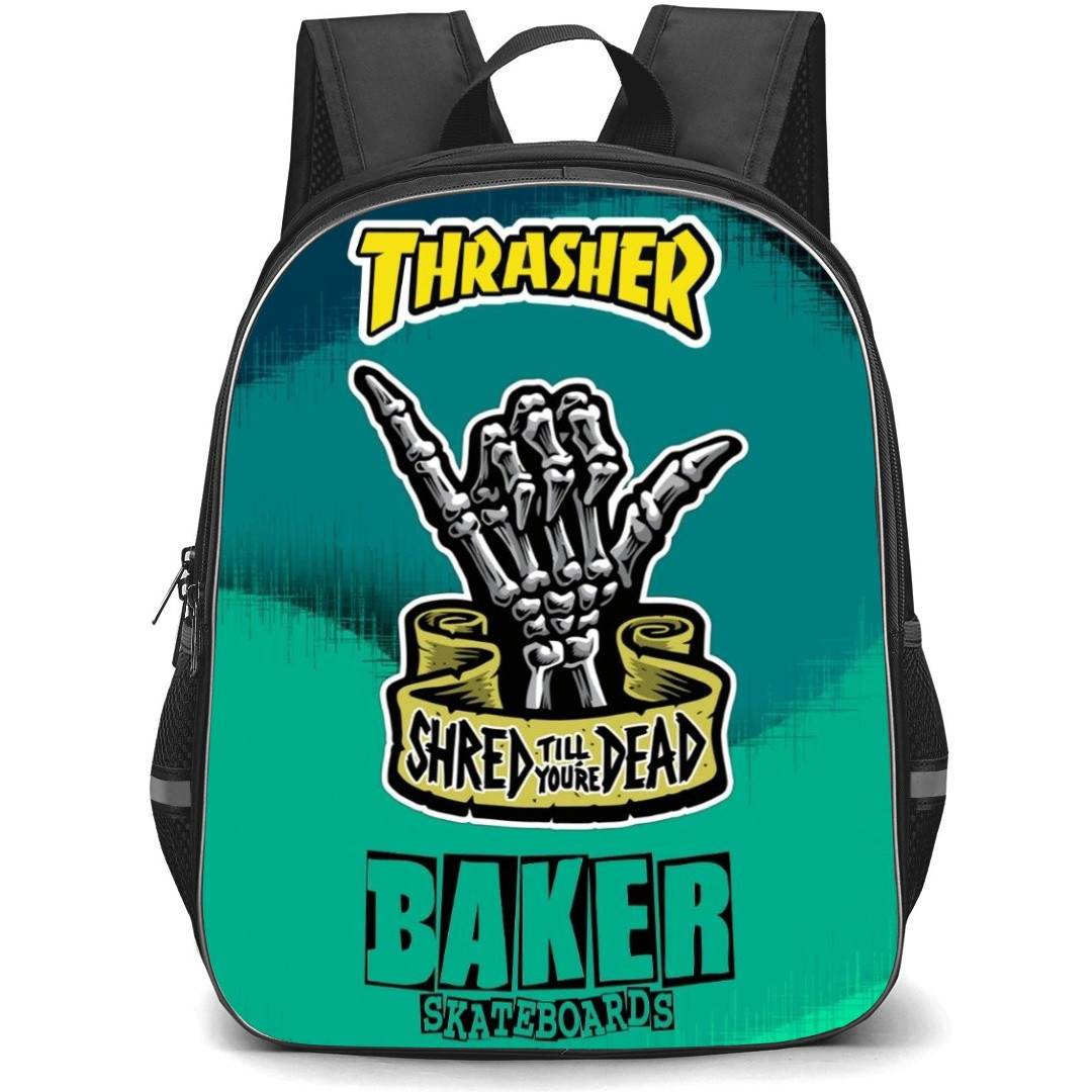 Skating Baker Case Backpack StudentPack - Baker Shred Till You're Dead