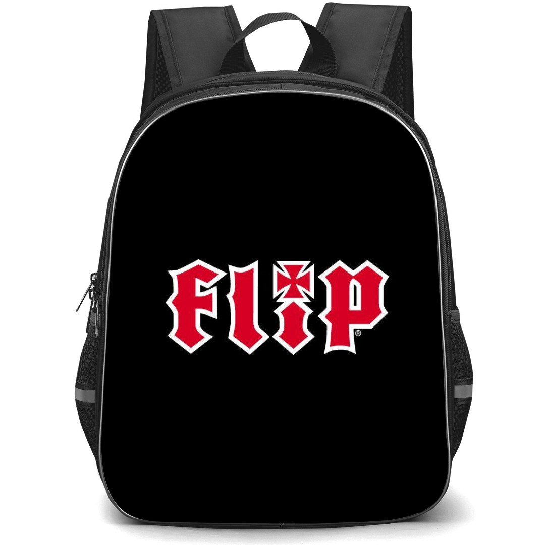 Skating Flip Case Backpack StudentPack - Flip Logo Red Black