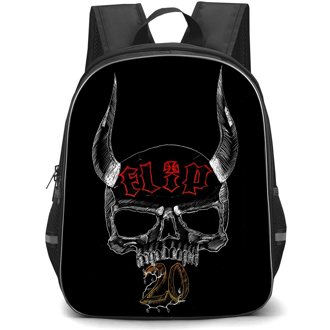 Skating Flip Case Backpack StudentPack - Flip Skull Logo