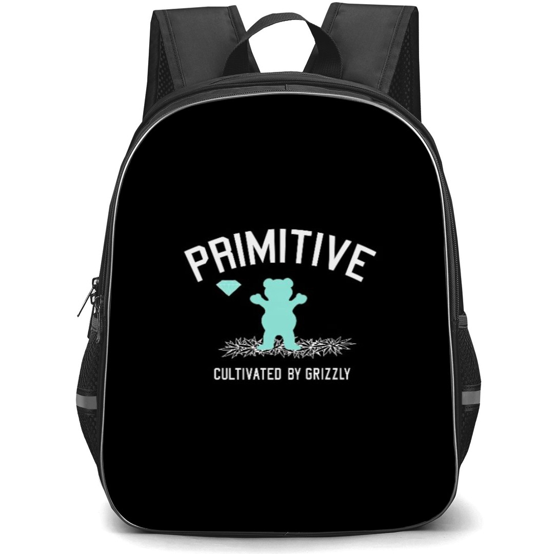 Skating Primitive Case Backpack StudentPack - Primitive Bear Silhoutte Art