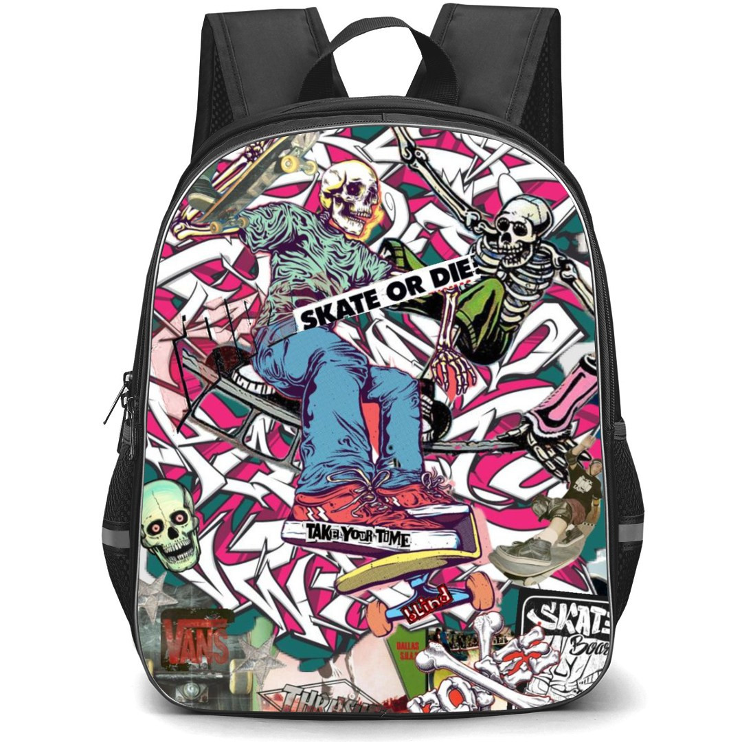 Skating Case Backpack StudentPack - Skate Or Die