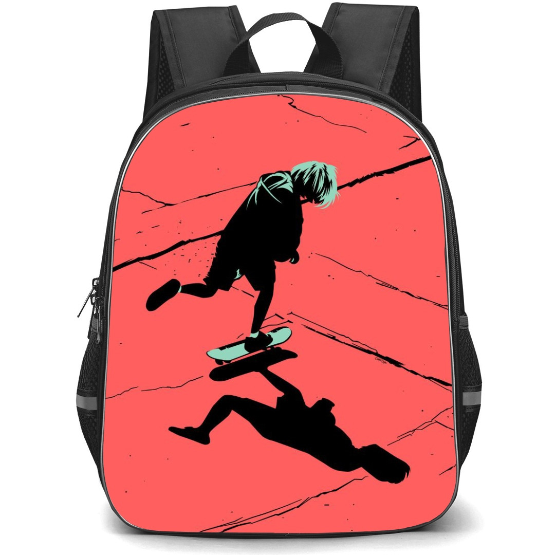 Skating Case Backpack StudentPack - Skateboarding Red Black