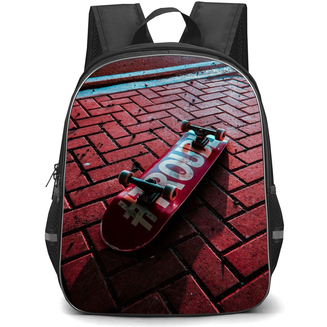 Skating Case Backpack StudentPack - Skateboard #Trouble