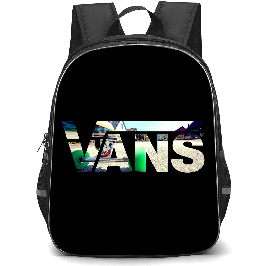Skating Vans Case Backpack StudentPack - Vans Logo Black Background