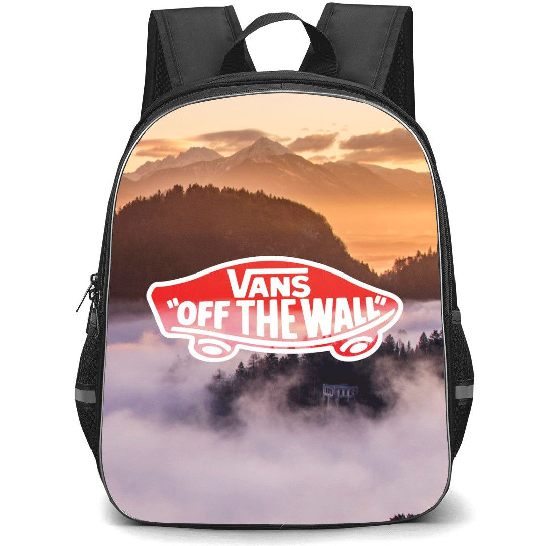 Skating Vans Case Backpack StudentPack - Vans Logo Mountain Background