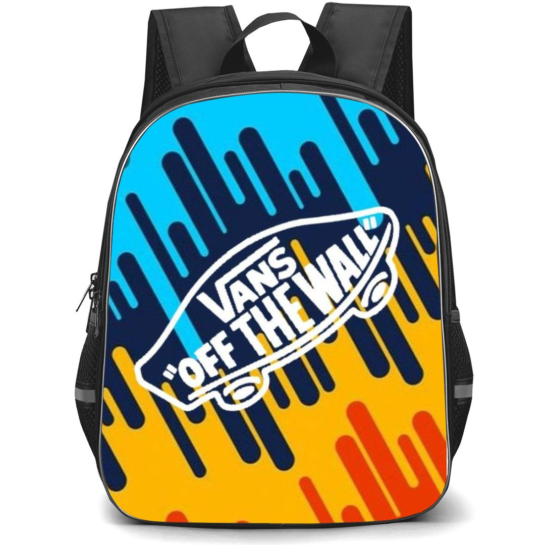 Skating Vans Case Backpack StudentPack - Vans Logo Paint Background