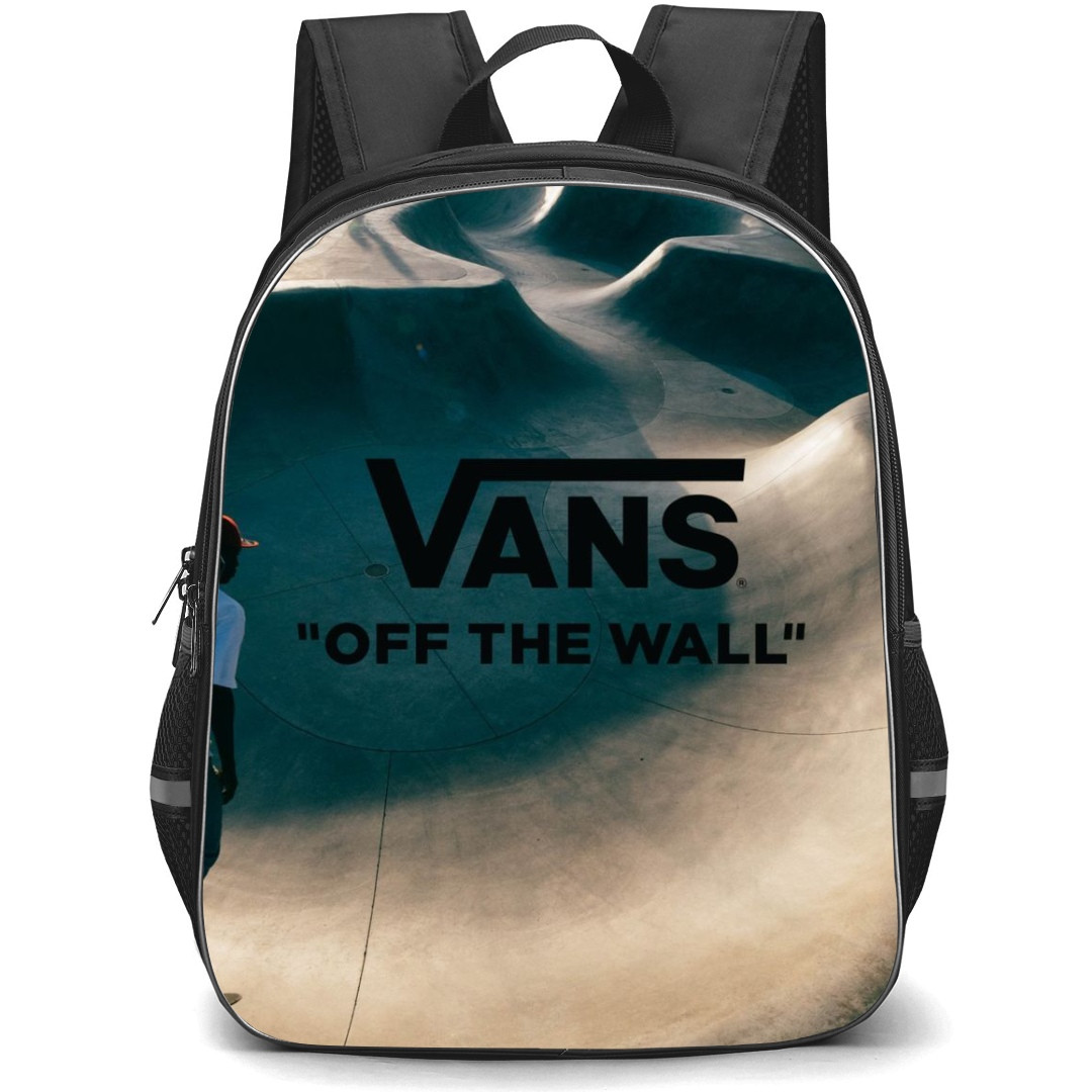 Skating Vans Case Backpack StudentPack - Vans Logo Skateboard Park Background