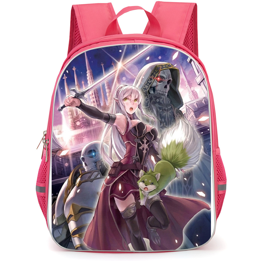 Skeleton Knight In Another World Backpack School Bag StudentPack - Skeleton Knight In Another World Arc Ariane Ponta Epic Castle Anime Poster
