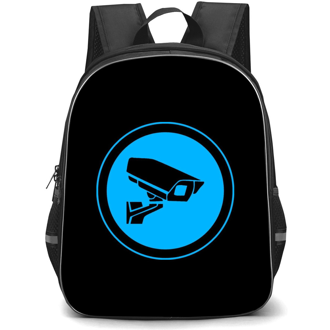 Skibidi Toilet Backpack StudentPack - Skibidi Toilet Camera Team Logo Sticker