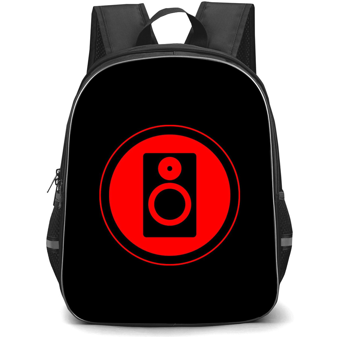 Skibidi Toilet Backpack StudentPack - Skibidi Toilet Speaker Team Logo Sticker