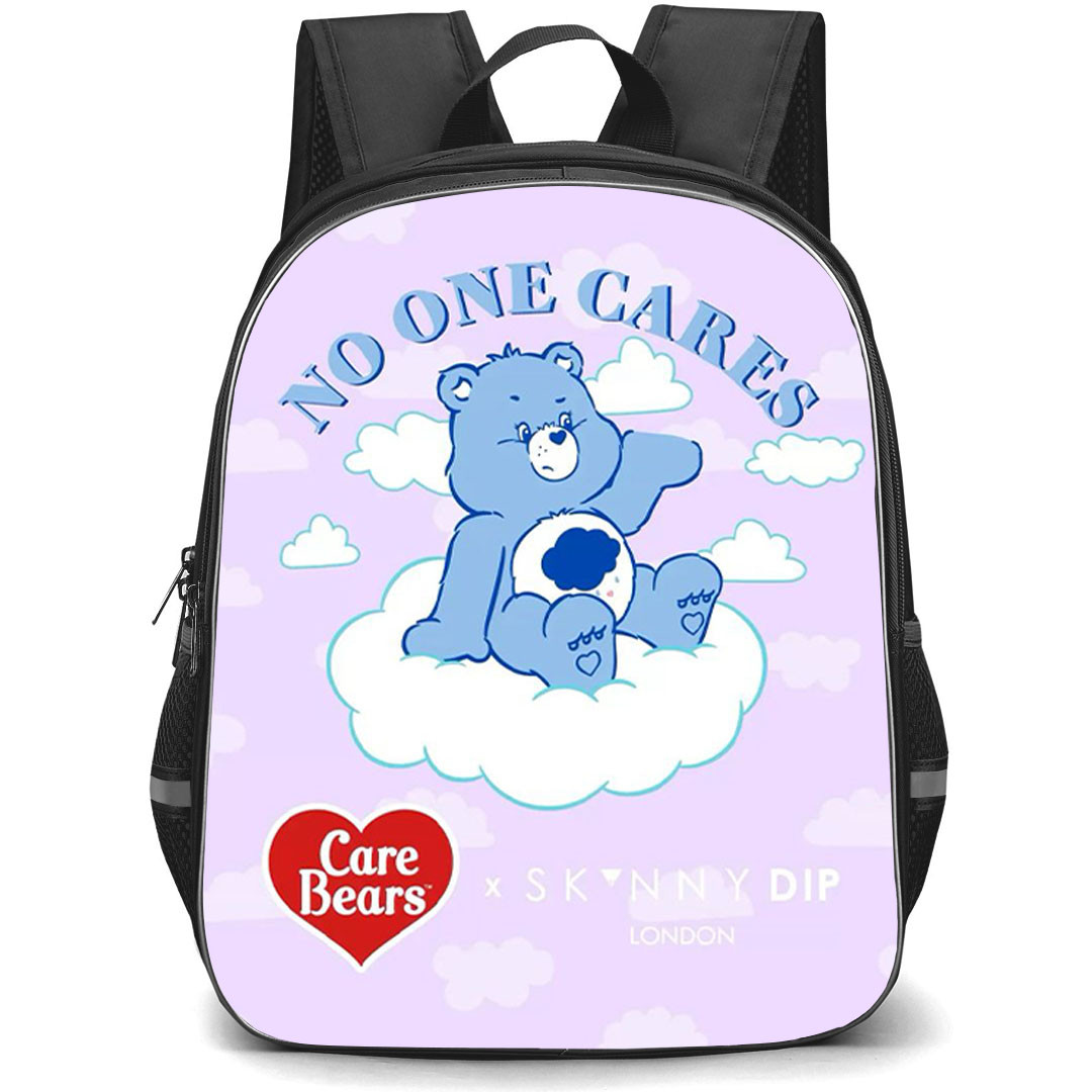 SkinnyDip Care Bears Backpack School Bag StudentPack - Care Bears x Skinnydip No One Cares Purple Cloud Cute Poster