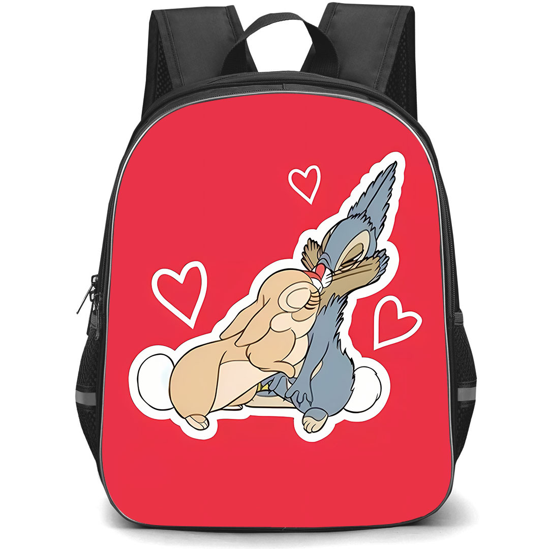 SkinnyDip Disney Backpack School Bag StudentPack - Disney x Skinnydip Thumper Bambi Love Hearts Red Cute Valentine Poster