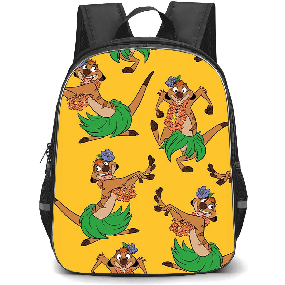 SkinnyDip Disney Backpack School Bag StudentPack - Disney x Skinnydip Tropical Hawaiian Funny Character Pattern Art Poster