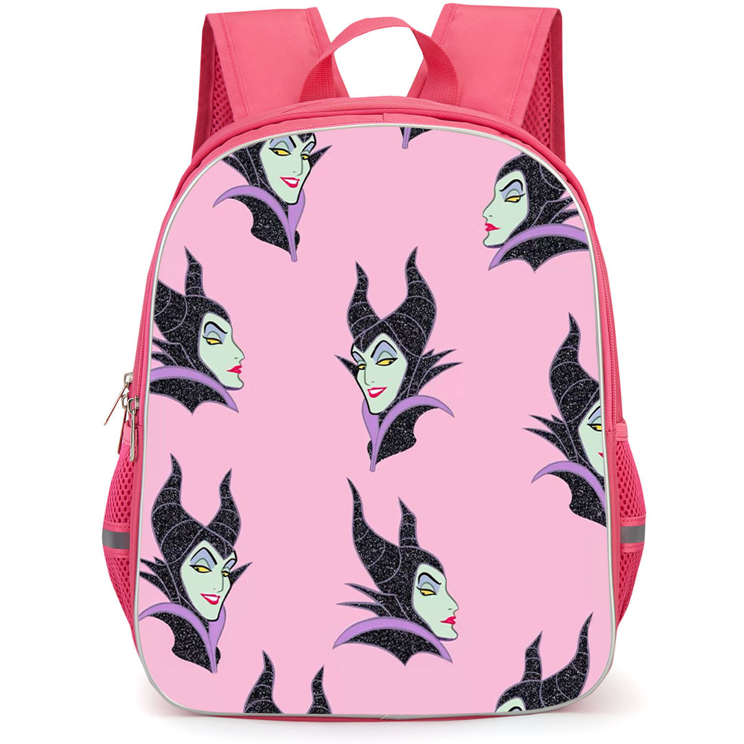 SkinnyDip Disney Backpack School Bag StudentPack - Disney x Skinnydip Villain Pink Glitter Pattern Art Poster