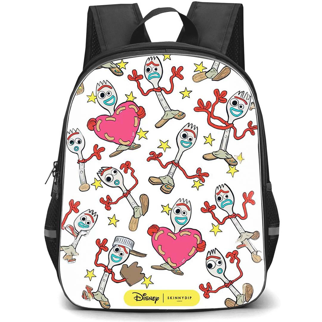 SkinnyDip Disney Pixar Backpack School Bag StudentPack - Disney Pixar x Skinnydip Forky Toy Story Cute Character Pattern Poster