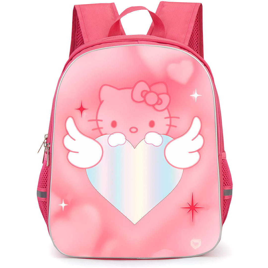 SkinnyDip Hello Kitty Backpack School Bag StudentPack - Hello Kitty x Skinnydip Angel Heart Pastel Poster