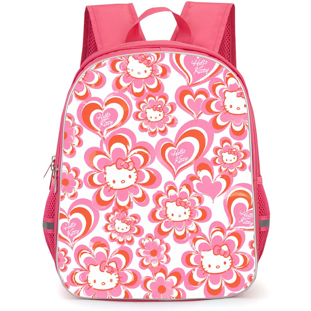 SkinnyDip Hello Kitty Backpack School Bag StudentPack - Hello Kitty x Skinnydip Groovy Pink Floral Poster