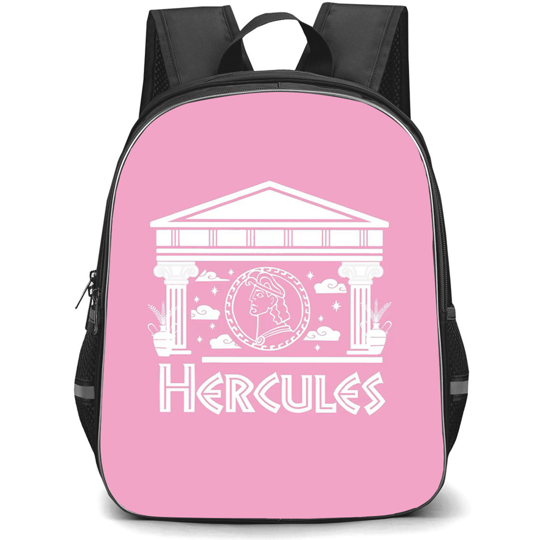 SkinnyDip Hercules Backpack School Bag StudentPack - Hercules x Skinnydip Temple Greek Mythology Pink Poster