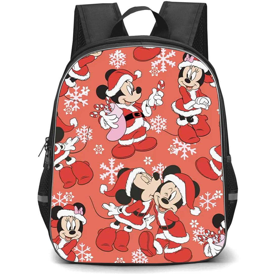 SkinnyDip Mickey Backpack School Bag StudentPack - Mickey x Skinnydip Christmas Santa Snowflake Cute Festive Poster