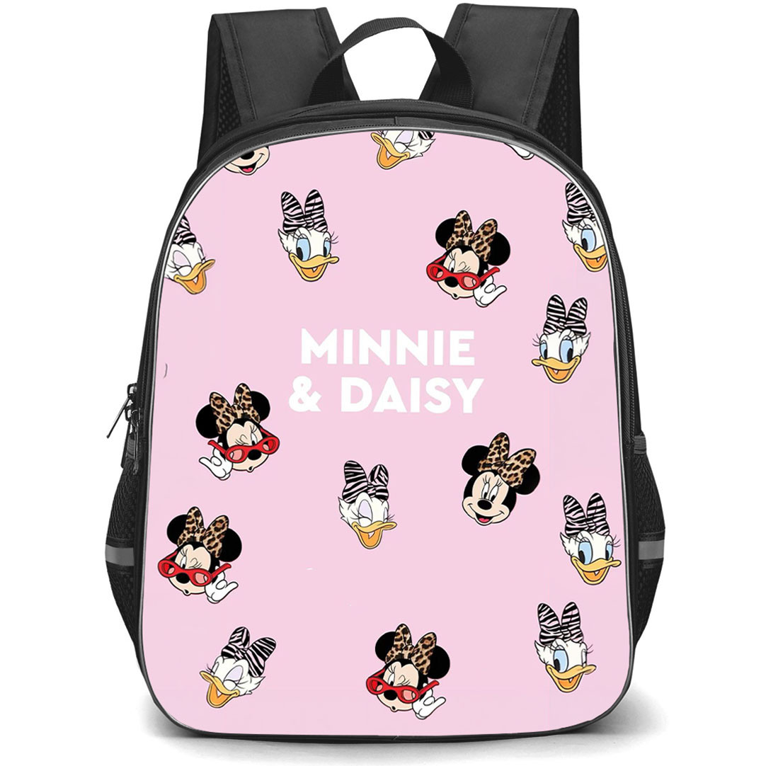 SkinnyDip Mickey Backpack School Bag StudentPack - Mickey x Skinnydip Minnie And Daisy Leopard Zebra Bow Pink Poster