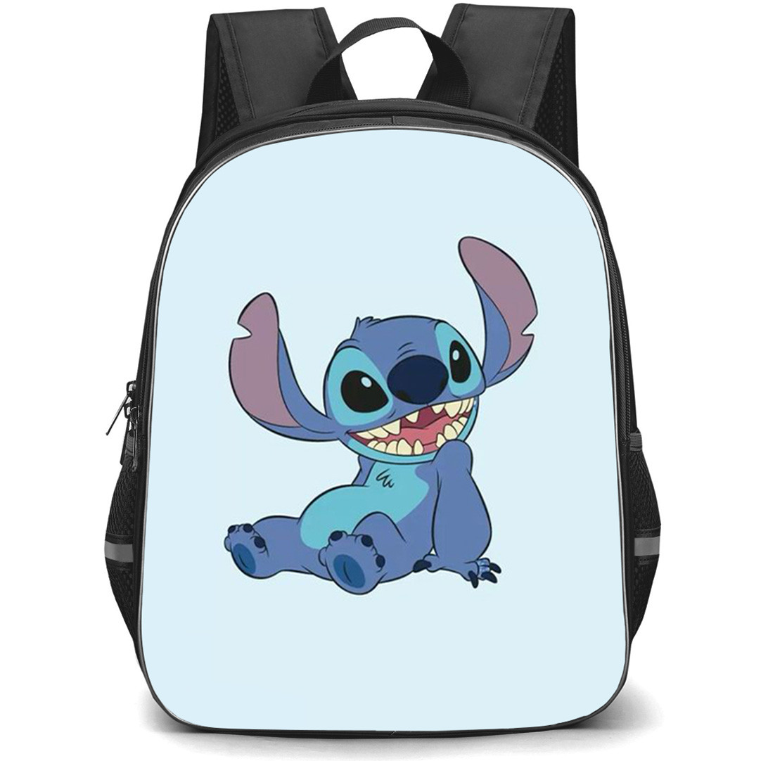 SkinnyDip Stitch Backpack School Bag StudentPack - Stitch x Skinnydip Minimal Blue Cute Character Poster