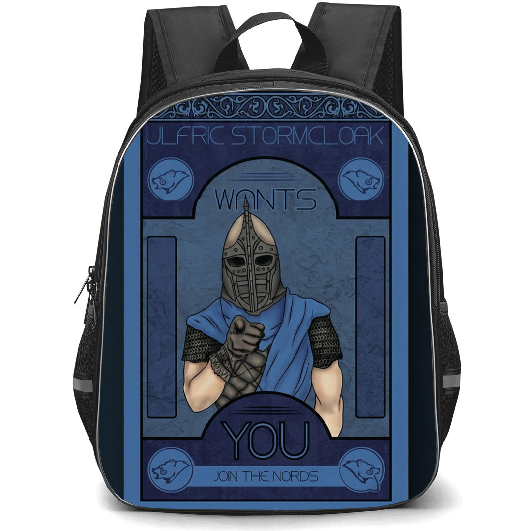 The Elder Scrolls V Skyrim Backpack School Bag StudentPack - The Elder Scrolls V Skyrim Join The Nords Poster