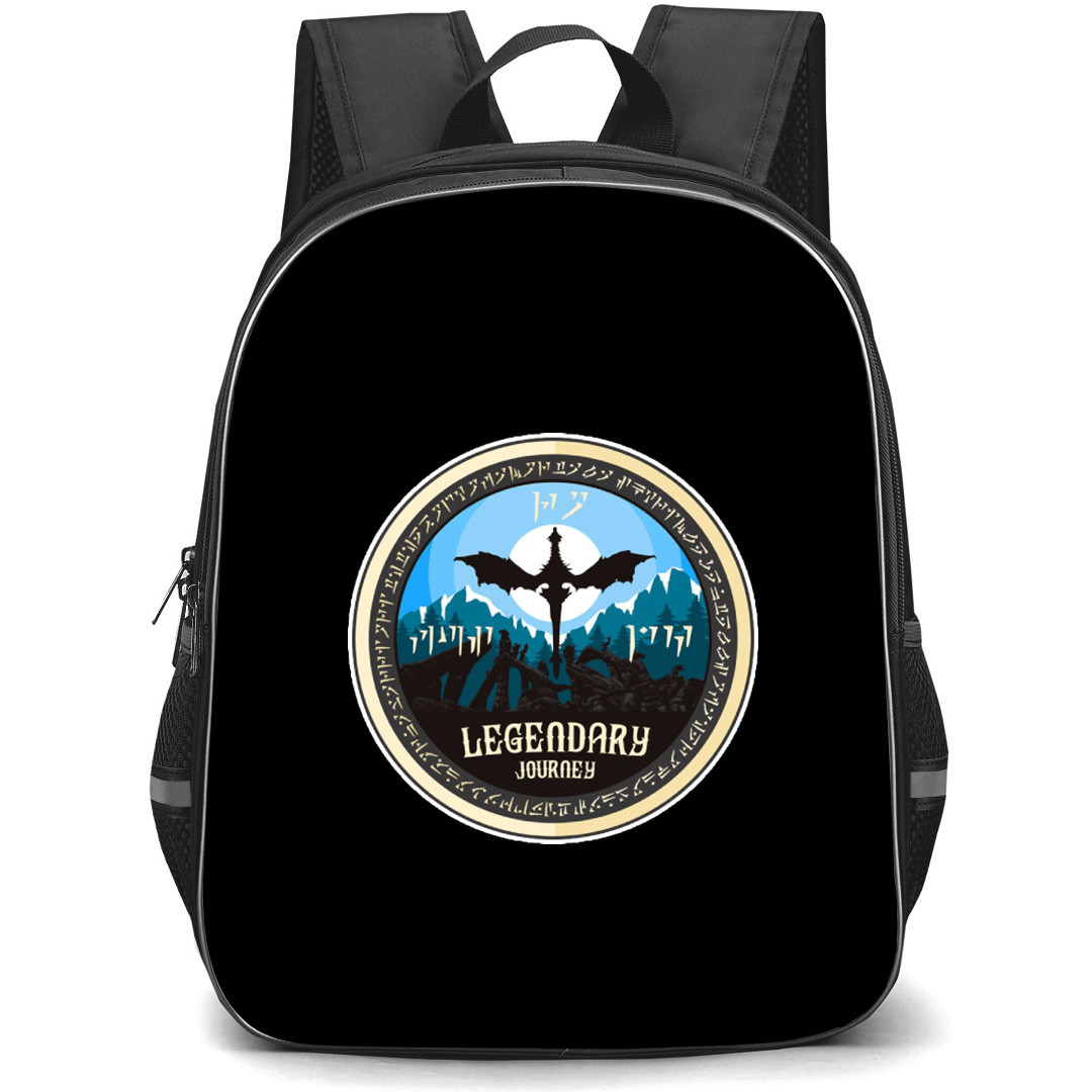 The Elder Scrolls V Skyrim Backpack School Bag StudentPack - The Elder Scrolls V Skyrim Legendary Journey Sticker