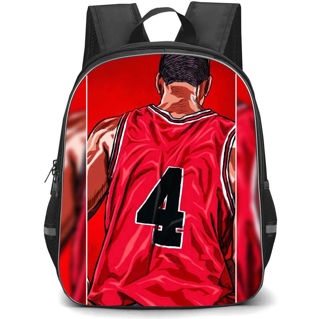 Slam Dunk Akagi Takenori Backpack StudentPack - Slam Dunk Akagi Takenori 4 Standing Back Illustration Artwork